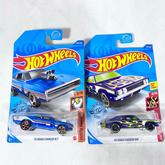 Hot Wheels Carded Lot Of 9 Various Years Dodge Van Charger Toy Cars New (T) - Picture 2 of 6